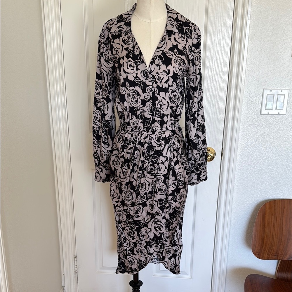 The Kooples rose print shirt dress